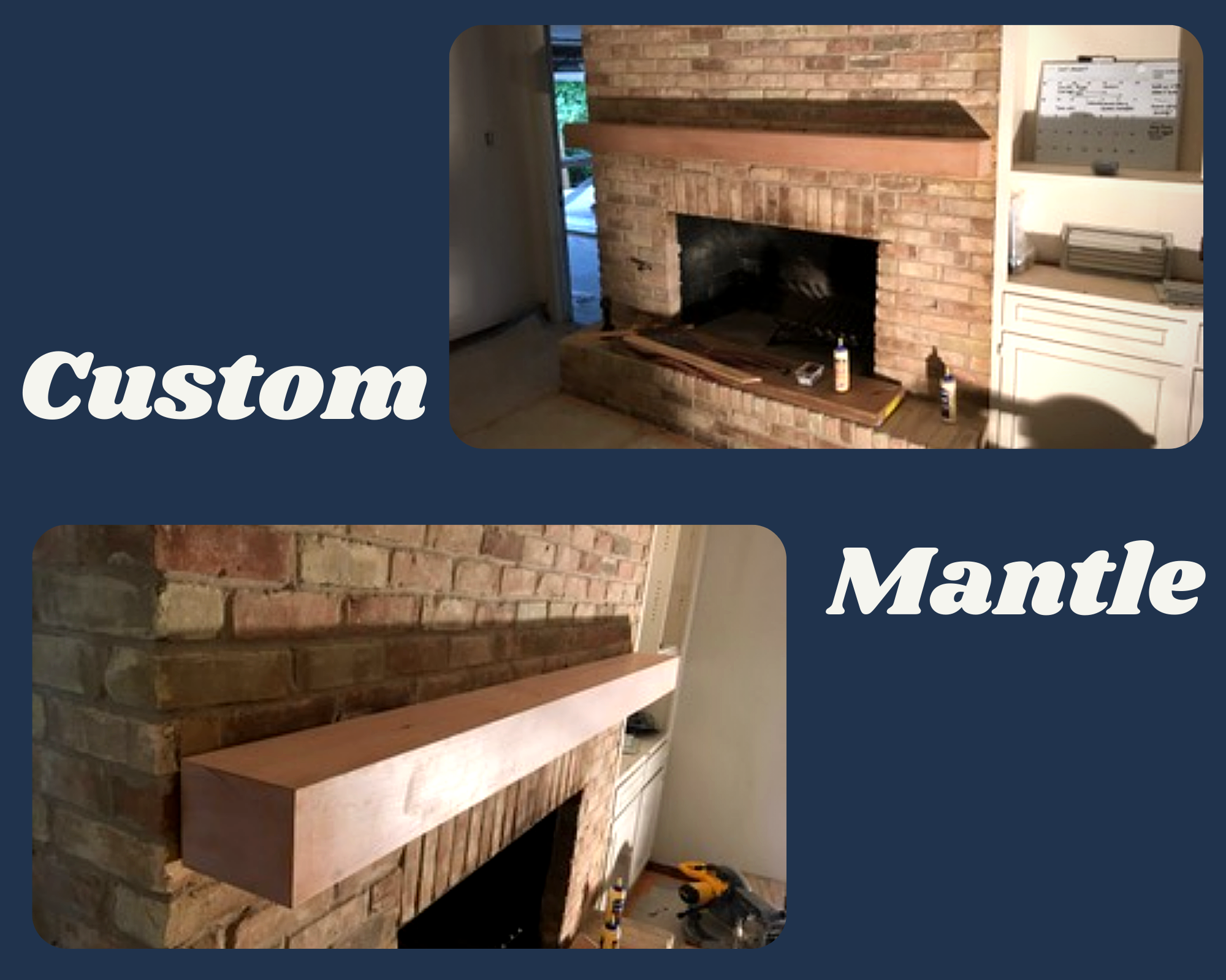 custom mantle